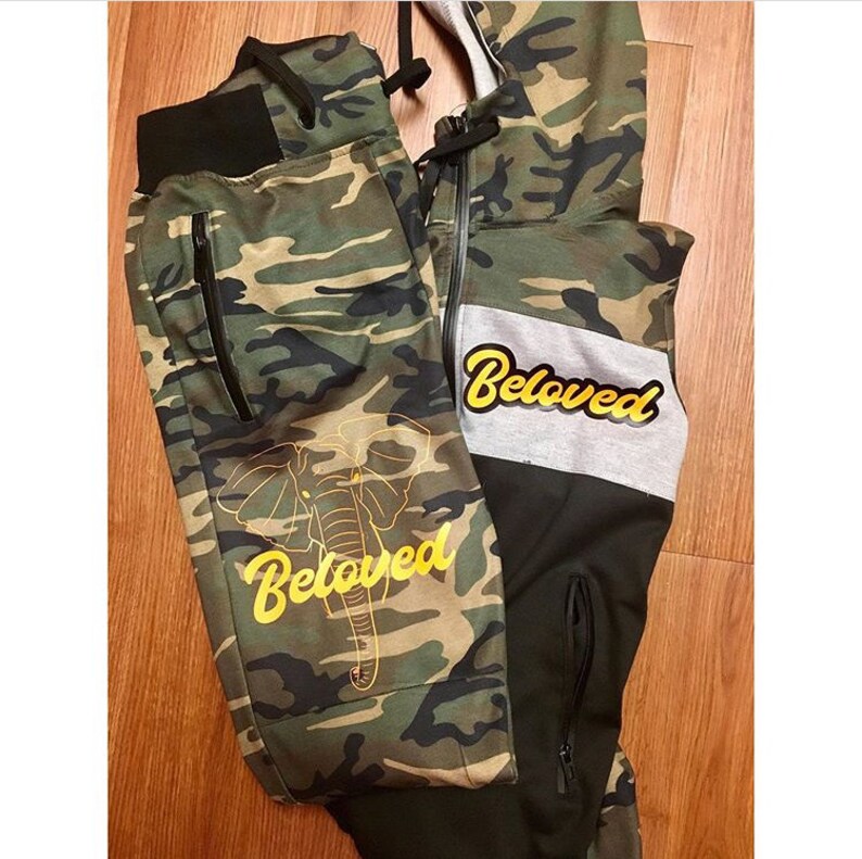 camo sweatsuit