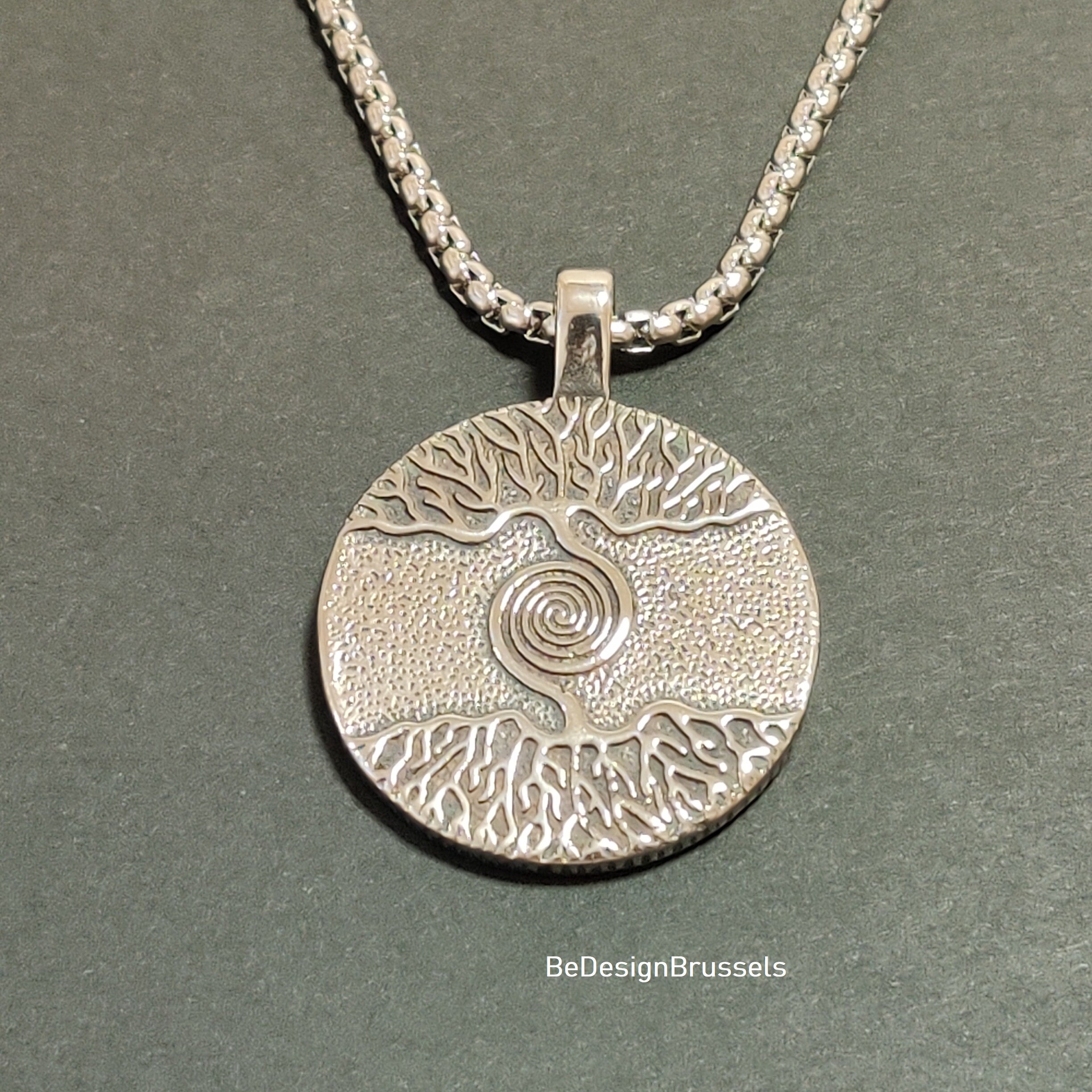 Tree of Eternal Life Handmade Stainless Steel Eternity Spiral Etsy