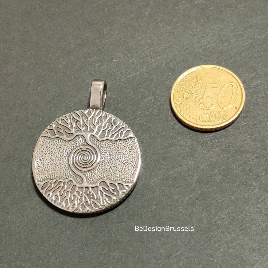 Tree of Eternal Life Handmade Stainless Steel Eternity Spiral Etsy