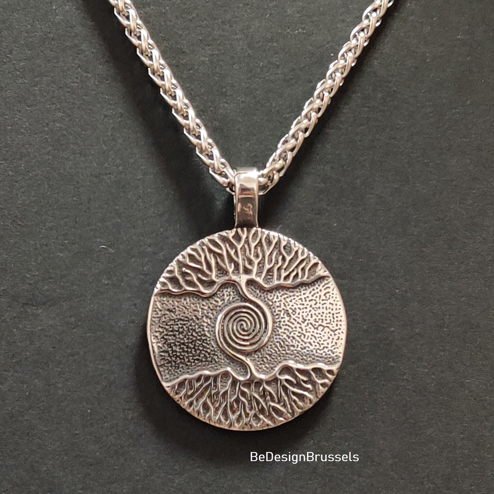 Tree of Eternal Life Handmade Stainless Steel Eternity Spiral Etsy