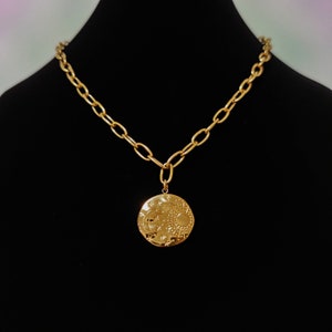 Sun Moon and Stars Gold Plated Choker Necklace - Etsy