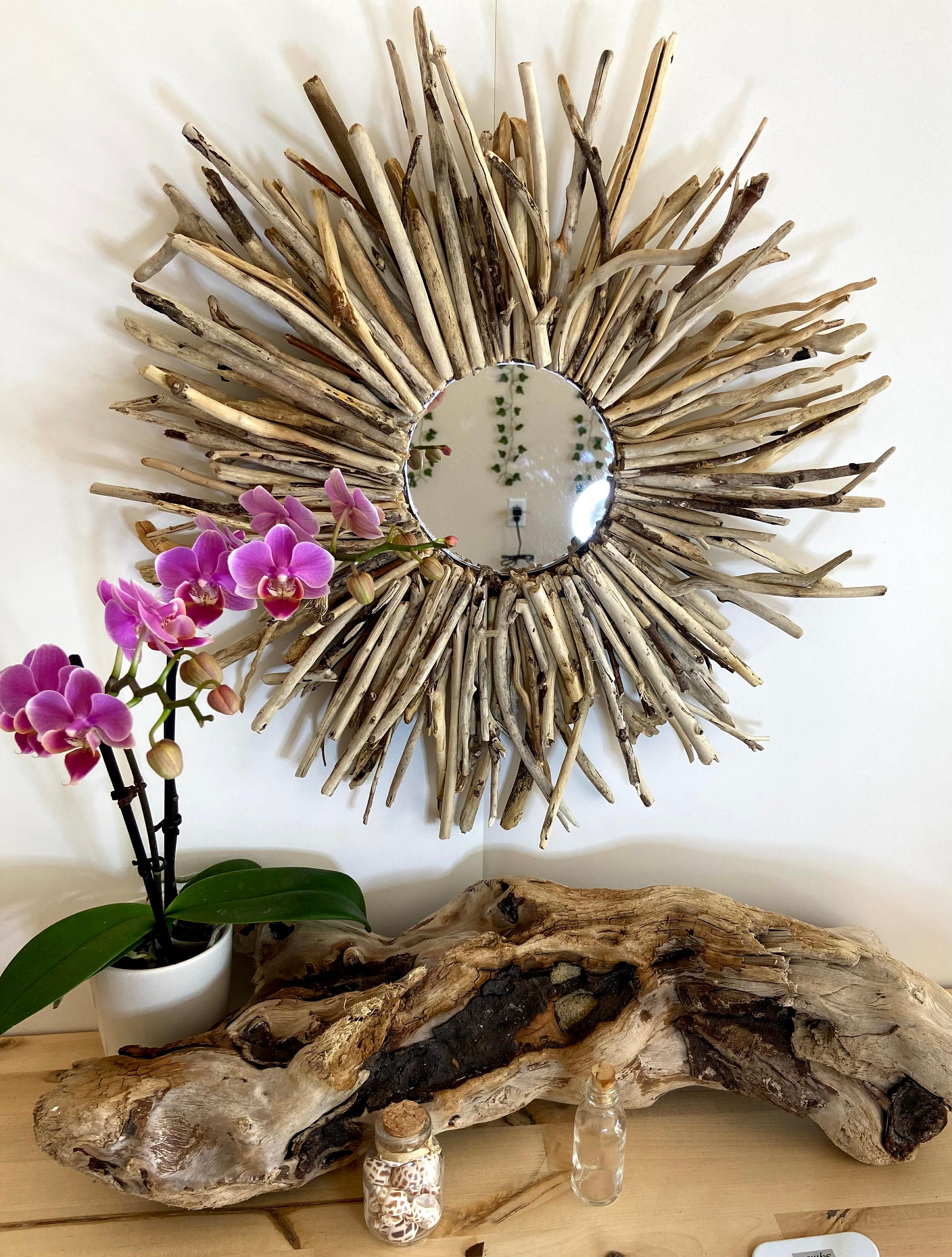 Couronne de bois flotté Couronne naturelle de bois flotté de Etsy