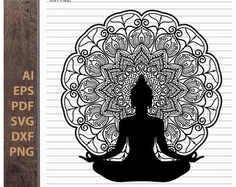 Download Mandala Buddha Etsy