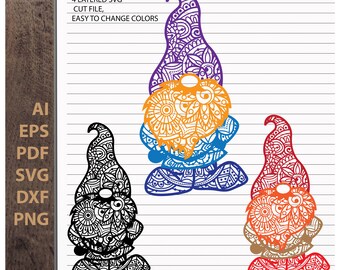 Download Mandala Gnome Svg Etsy