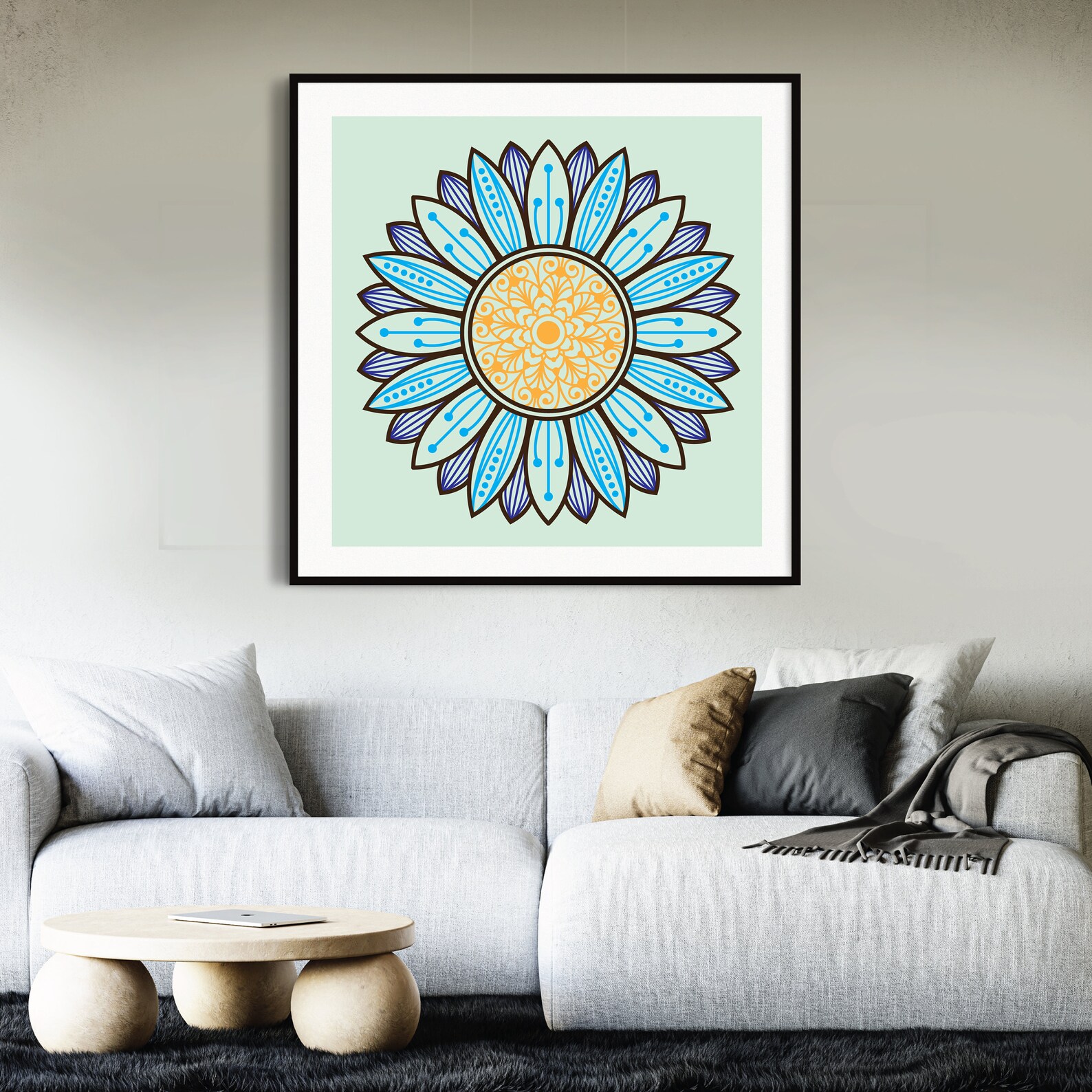 Free Free 63 Sunflower Layered Mandala Svg SVG PNG EPS DXF File