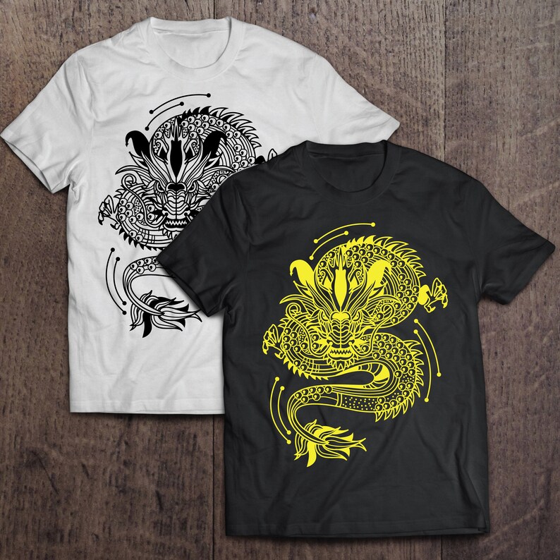 Download Zentangle Dragon flower Mandala Digital download svg eps ...