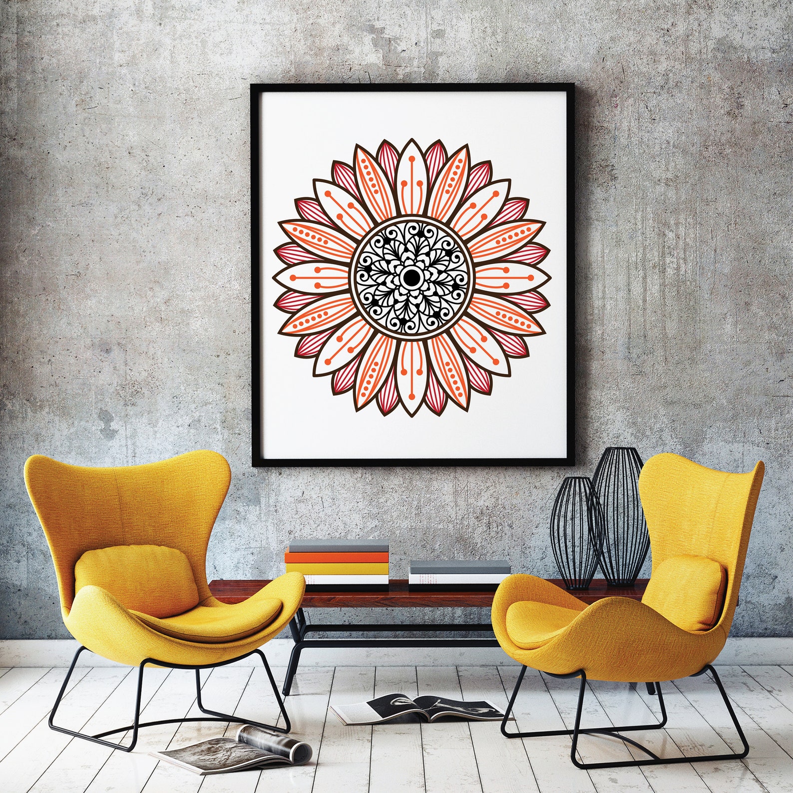 Free Free 226 Layered Sunflower Mandala Svg SVG PNG EPS DXF File