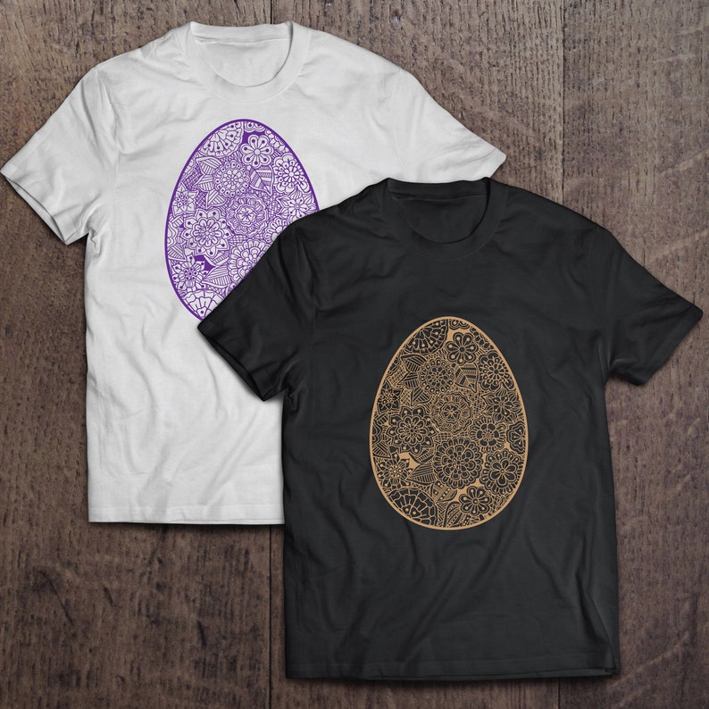 Download Zentangle Easter egg Mandala flower Digital download svg ...