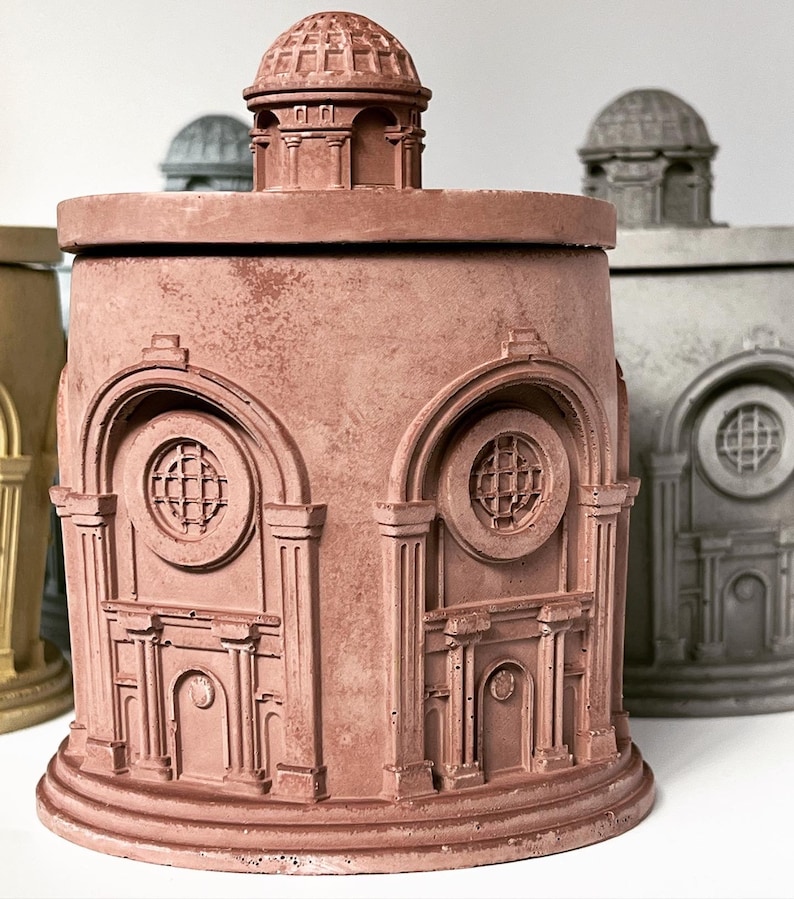 Architectural Candle Jar Soy Wax Candle Etsy