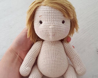 MOTIF: Body de base Baby Varya CROCHET DOLL | Modèle de poupée Amigurumi | Jouet bébé fille | Poupée mignonne Amigurumi