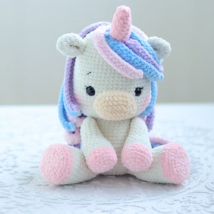 PATTERN: Crochet Unicorn | Plush unicorn