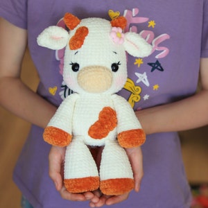 PATTERN: Crochet Cow | Plush cow