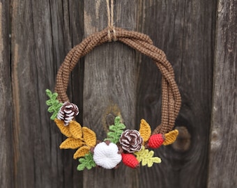 Herbstkranz Muster | Amigurumi Blume (PDF Nähanleitung)