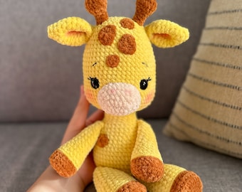 PATTERN: Crochet giraffe | Plush giraffe