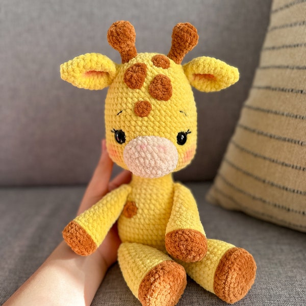 PATTERN: Crochet giraffe | Plush giraffe