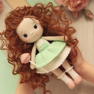 MUSTER: Häkelpuppe Molly Amigurumi Häkelanleitung Puppe
