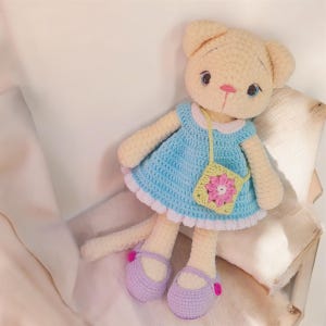 Kitty Häkelanleitung amigurumi DIY crochet Cat Kitty crochet PDF (englisch)