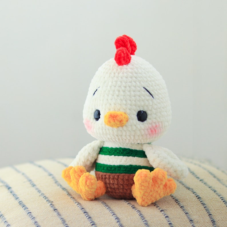 Rooster Crochet pattern amigurumi DIY crochet Chicken PDF English image 2
