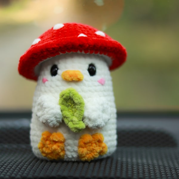 Crochet mushroom duck PATTERN | Amigurumi The duck in a mushroom cap | Crochet Pattern