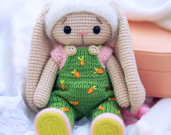 Amigurumi Rabbit Crochet & Knitting Pattern | Cute Bunny (PDF Pattern)