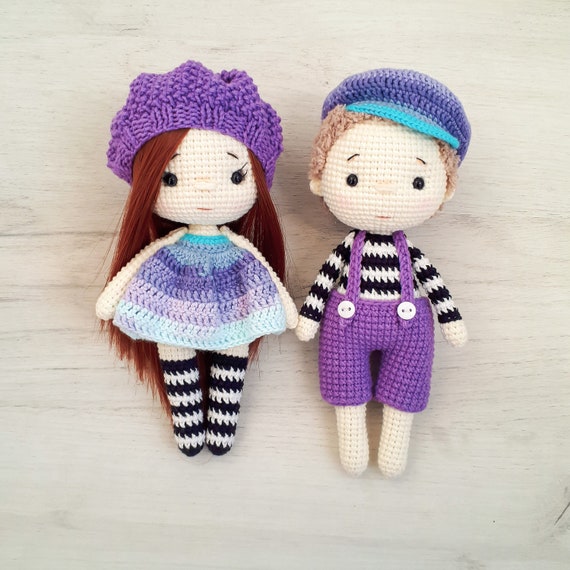 Cute store crochet dolls