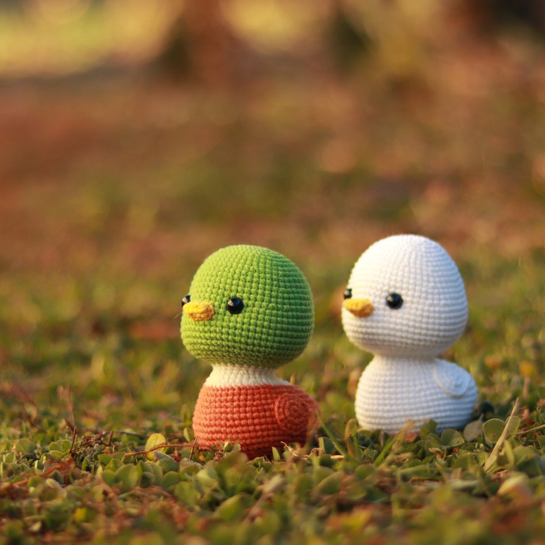 Duckling duck Crochet pattern amigurumi DIY crochet ducks Easter crochet PDF English image 6