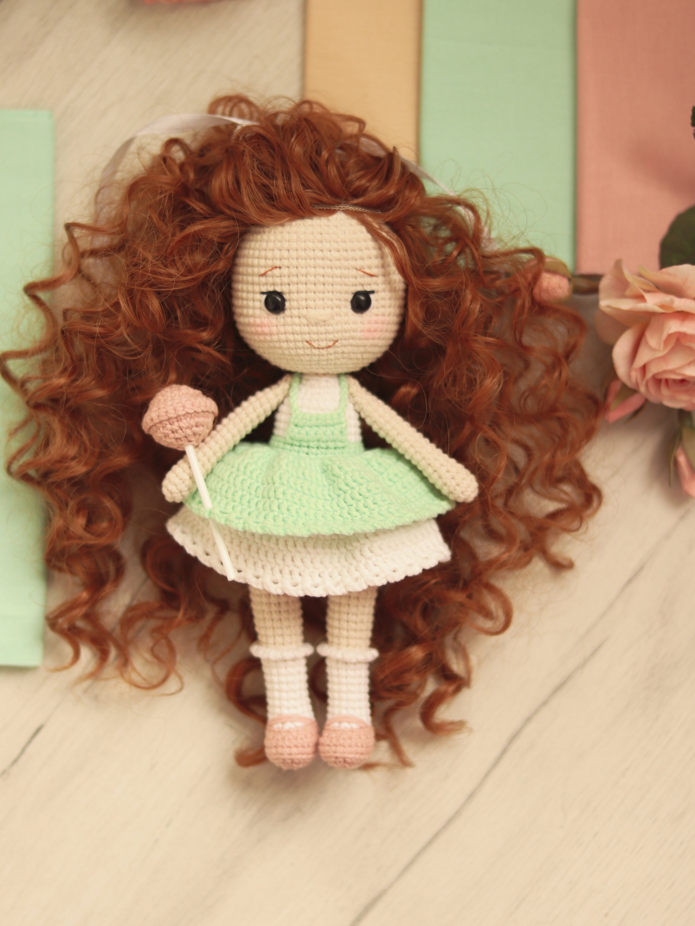 PATTERN Crochet Doll Molly Amigurumi Pattern Crochet Doll Tutorial Etsy