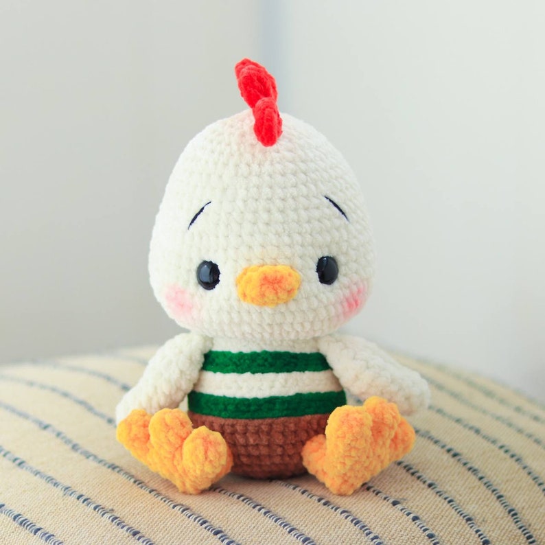 Rooster Crochet pattern amigurumi DIY crochet Chicken PDF English image 1