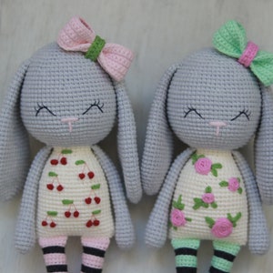 PATTERN Cute Bunny | Amigurumi Rabbit | Crochet bunny pattern