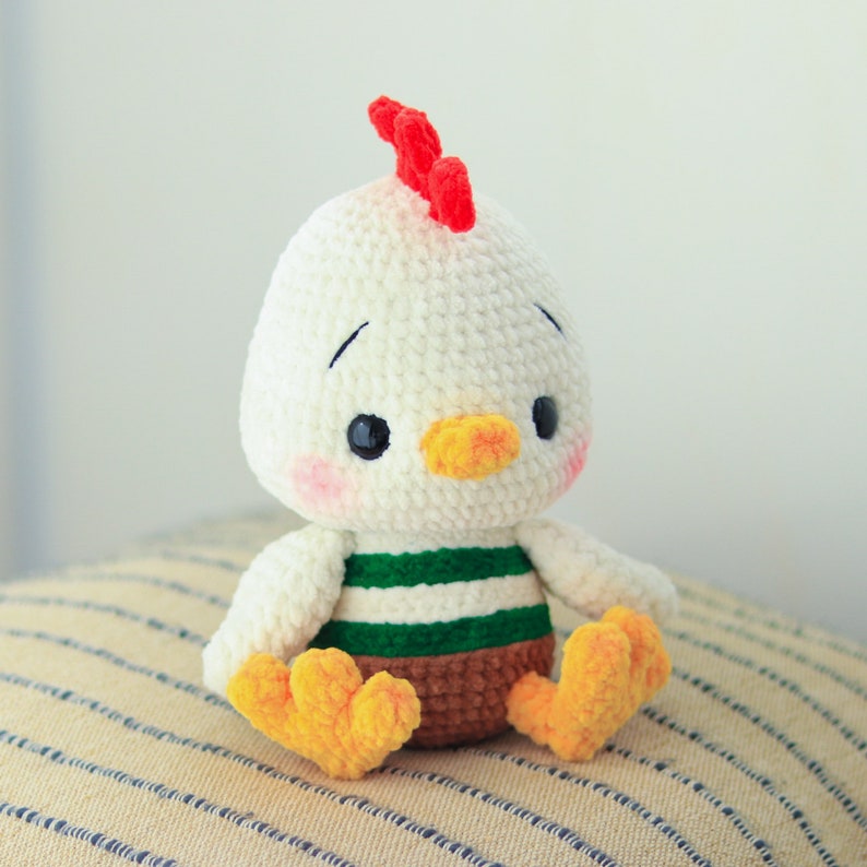 Rooster Crochet pattern amigurumi DIY crochet Chicken PDF English image 5