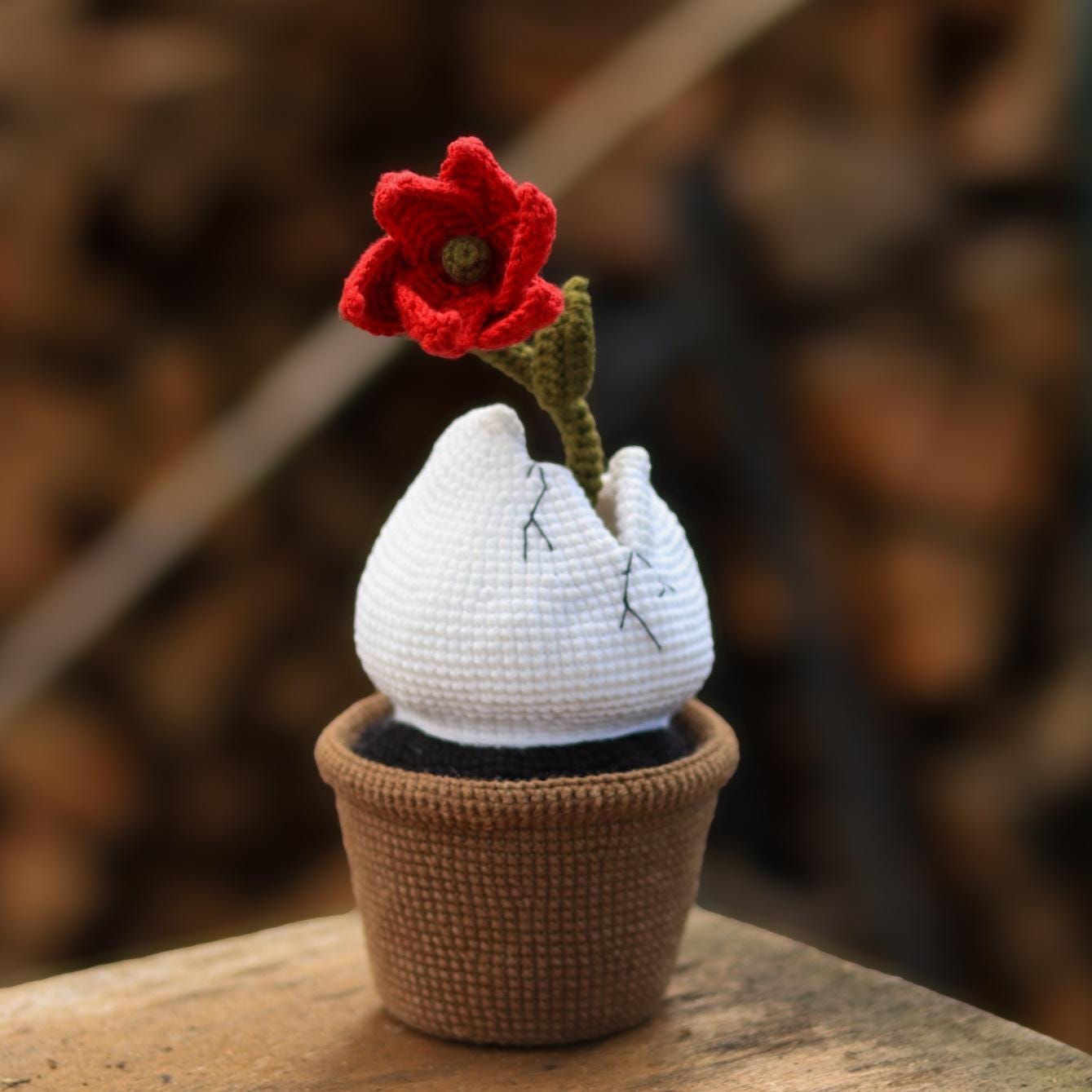 Patrón de Calavera de Crochet para Halloween / Amigurumi / Flor en calavera  / Planta de crochet - Etsy México, image size:1339x1339