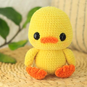 Crochet duck in a frog hat - PATTERN amigurumi DIY Easter PDF (English) image 4