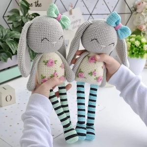 PATTERN Cute Bunny | Amigurumi Rabbit | Crochet bunny pattern