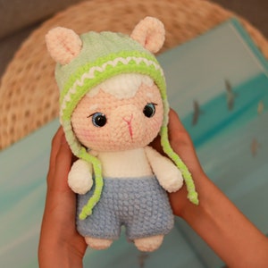 Alpaca Crochet pattern | kawaii amigurumi | DIY | crochet plush llama | crochet PDF (English)