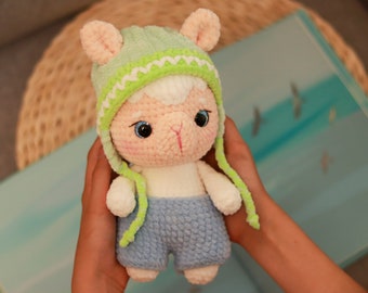 Crochet Alpaca Amigurumi Pattern | Kawaii Plush Llama (PDF)