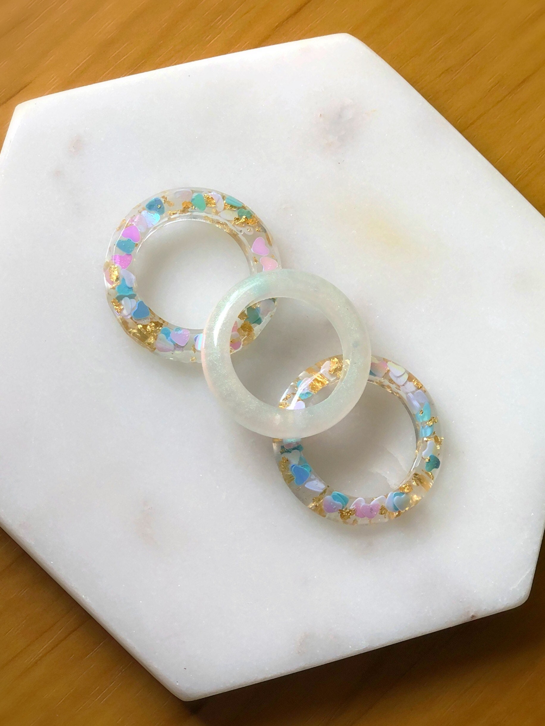 Juego De Anillos De Corazón Para Parejas, Anillos De Plata A Juego, Regalo De Aniversario Para él Y Para Ella, Amor, San Valentín, Bonito Regalo De Boda, Anillos Ajustables. - México