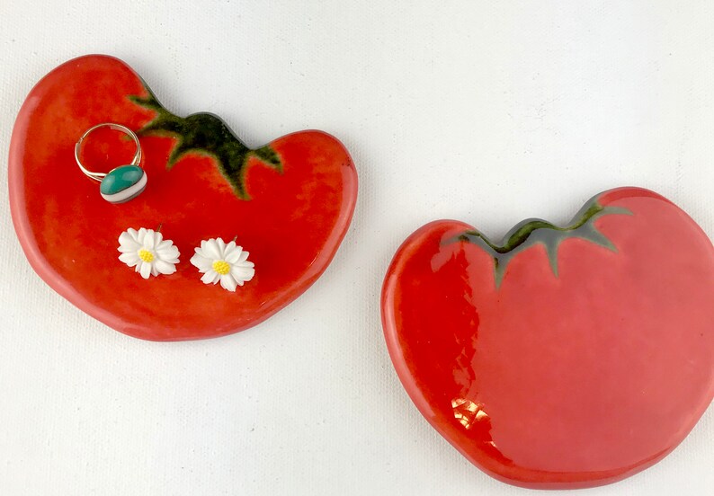Ceramic Art Tile Spoon Rest Jewelry Dish Candle Plate - Etsy