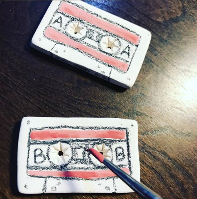 Ceramic Refrigerator Message Board Bulletin Etsy