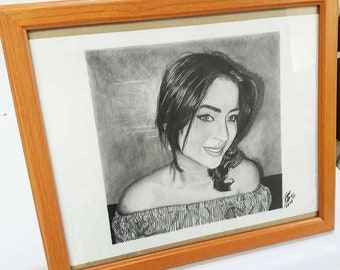 Custom Pencil drawing portrait.