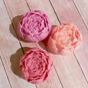 25 Peony SOAP favor gifts , baby shower , bridal shower, bachelorette, wedding favors, birthday party, flowers decor image 8