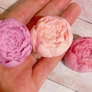 25 Peony SOAP favor gifts , baby shower , bridal shower, bachelorette, wedding favors, birthday party, flowers decor image 3