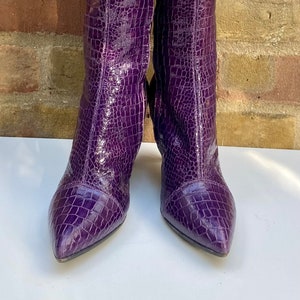 1990’s Crocodile Print Boots