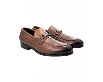 1990's Brown Italian Loafers