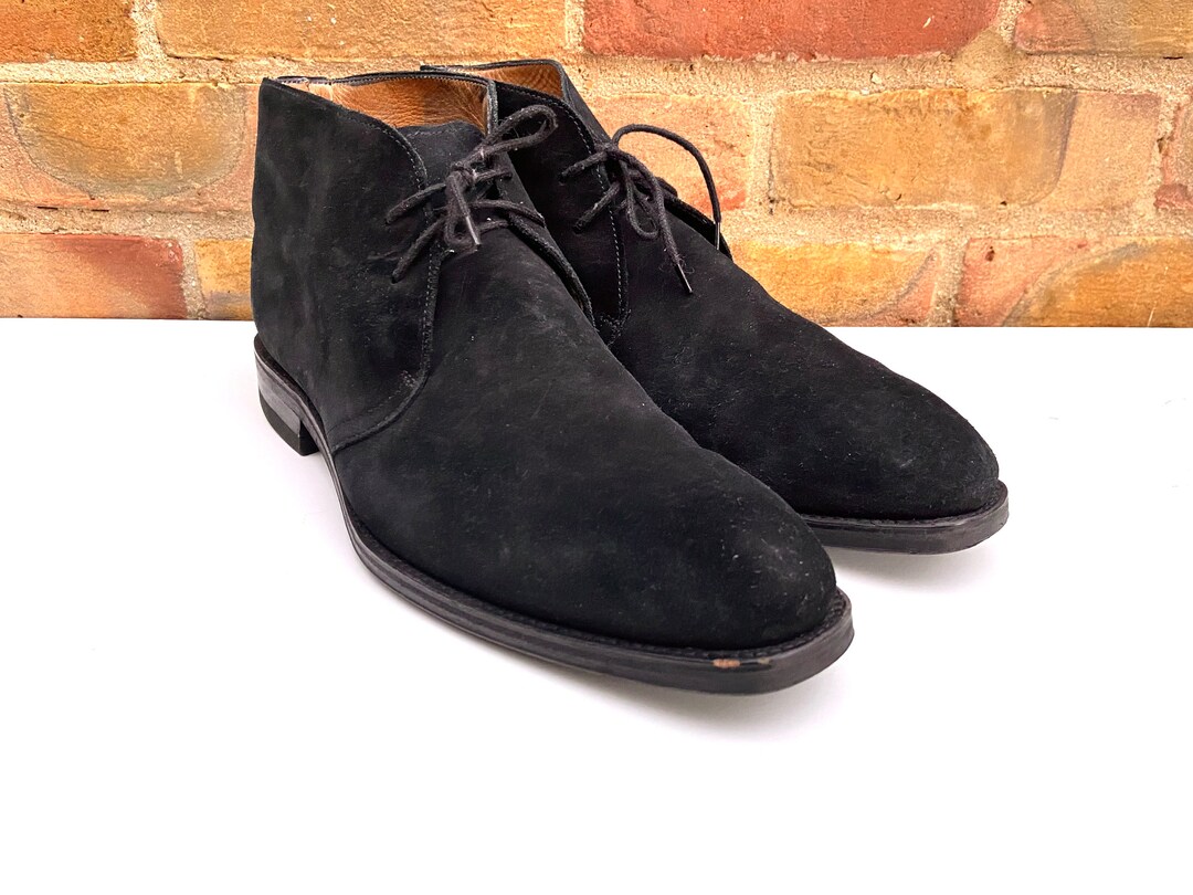 Early 2000s Black Russell and Bromley Mens Sand Boots Russell Bromley Suede Sand Chukka Boots noir Mens Desert Boots Etsy