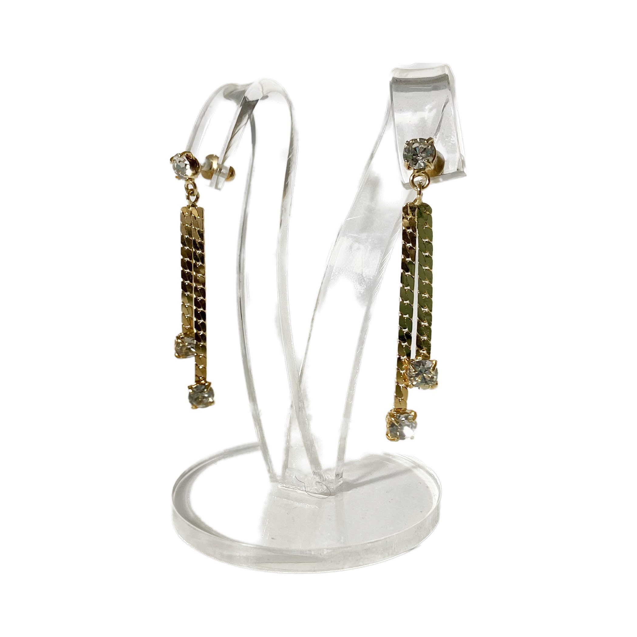 1980's Gold Drop Earrings