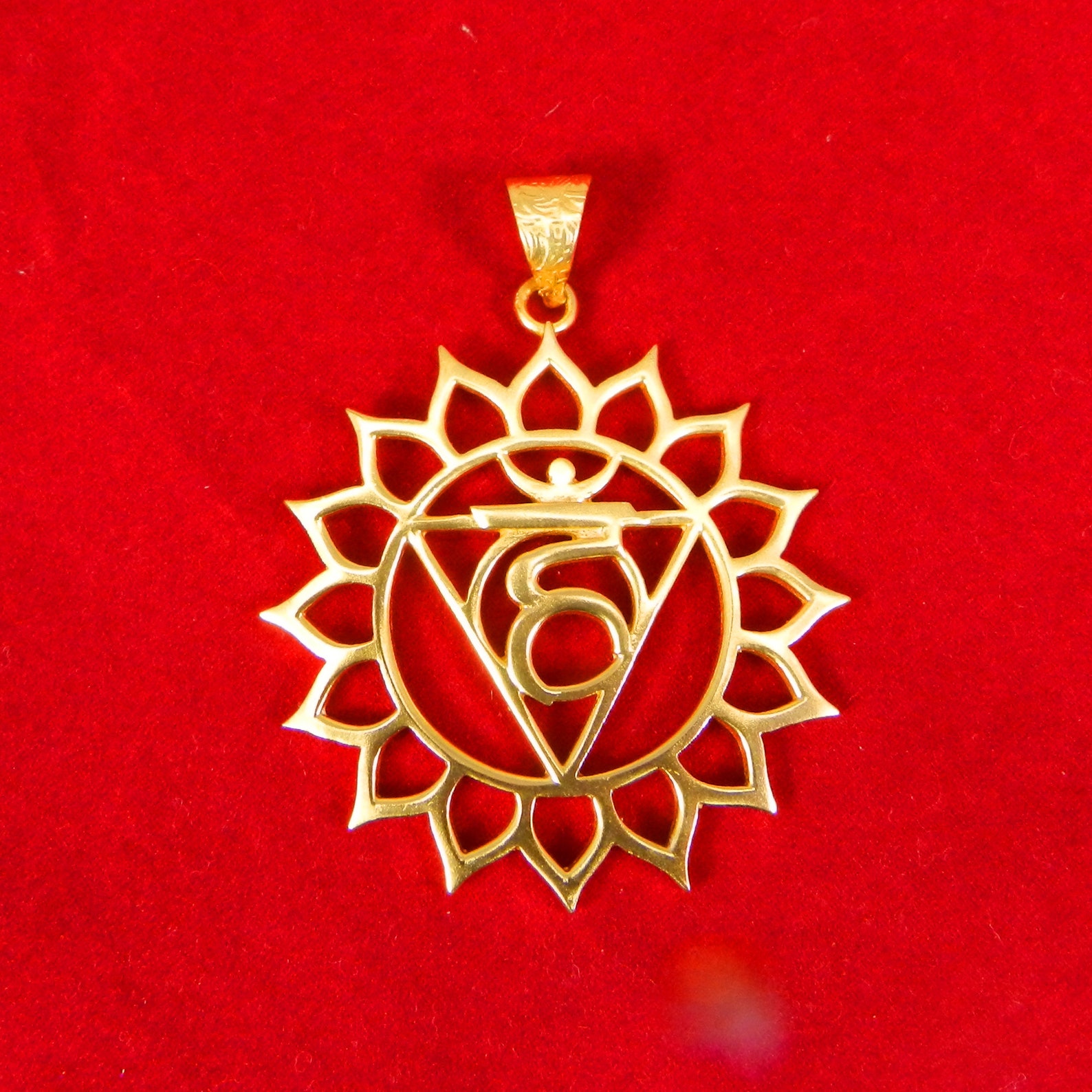 Gold Vermeil Necklace Pendant Unique Pendant Personalized Etsy