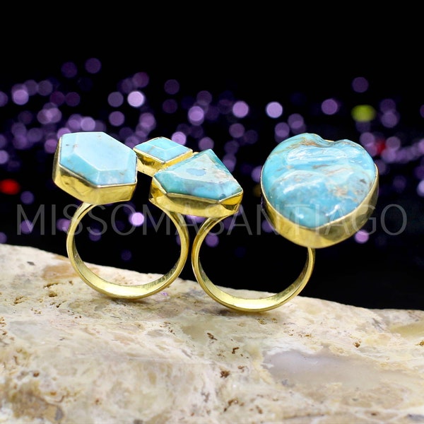 Two Finger Ring - Etsy