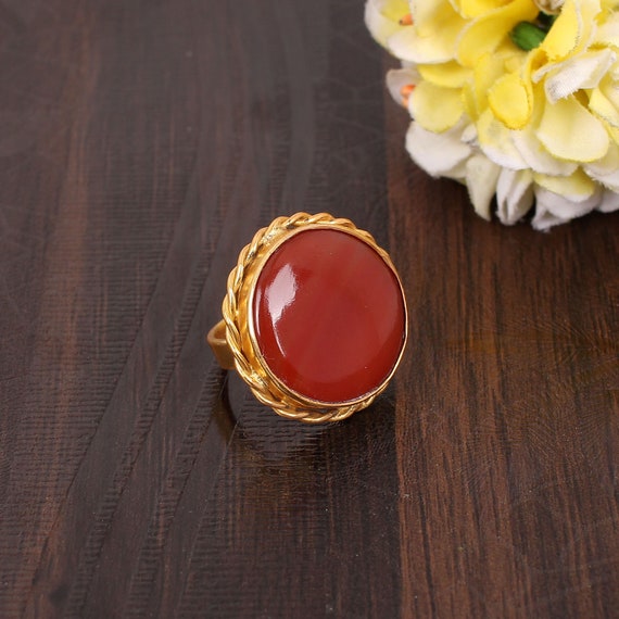 Sardonyx stone ring discount