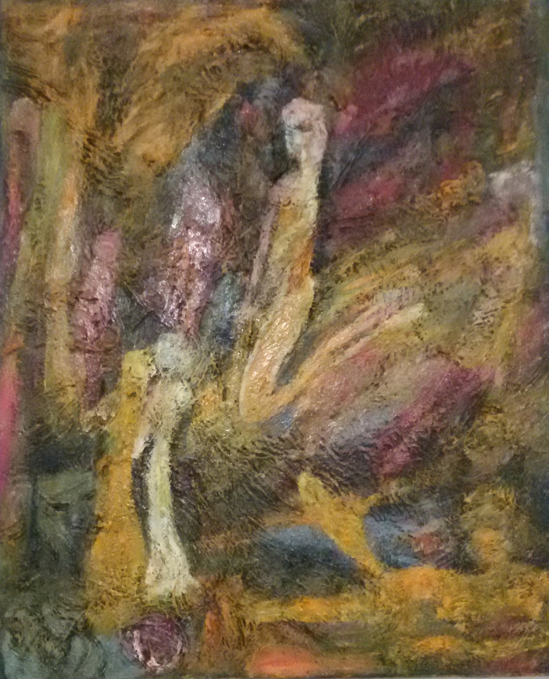 Oil Painting on Canvas Abstract Embossed Colors the Woods 50X60 - Etsy