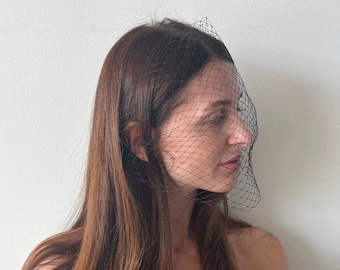 zwarte sluier zwarte sluier gotische hoofddeksel zwart haar accessoire bruiloft zwarte sluier zwarte gotische sluier zwarte tiara zwarte delicate sluier gotische sluier